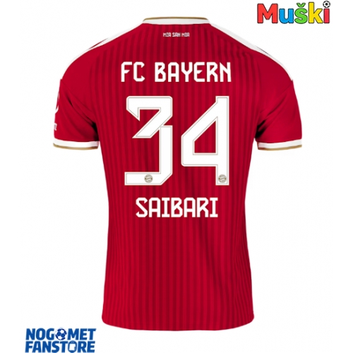 Bayern Munich Ismael Saibari #34 Domaci Dres 2026-27 Kratak Rukav